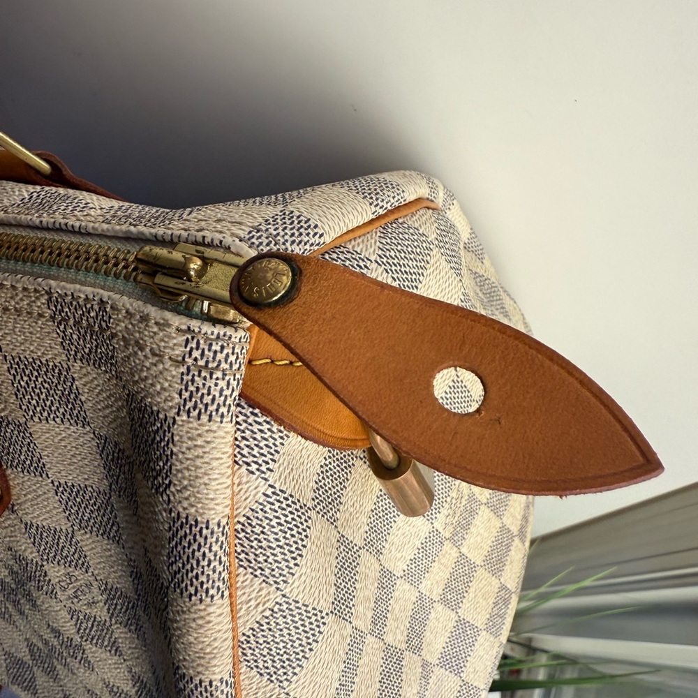 Louis Vuitton Speedy 30 Azur Damier - Picture 8 of 11